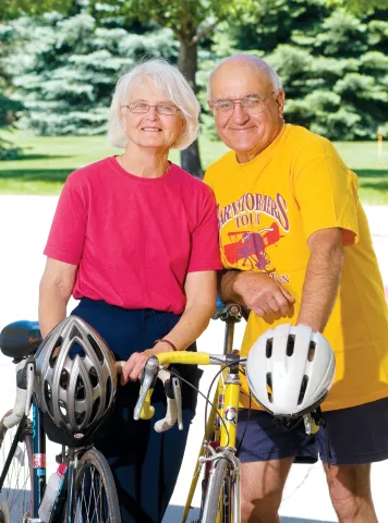 Two bikers