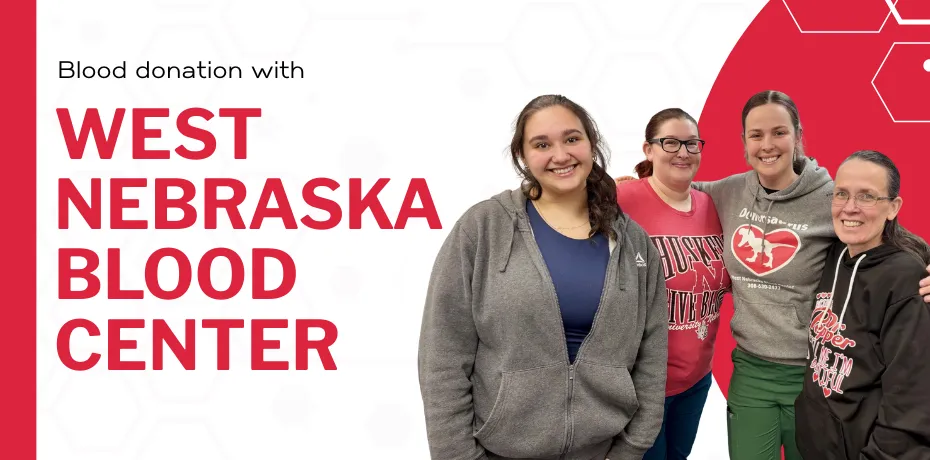 Blood donation at West Nebraska Blood Center