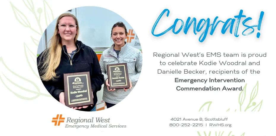 EMS Emergency Intervention Commendation Award