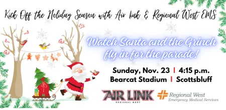 Air Link and Regional West EMS Santa Event